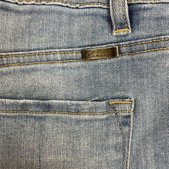 Kancan Estillo Roll Cuff Denim Shorts sz M - Picture 3 of 5